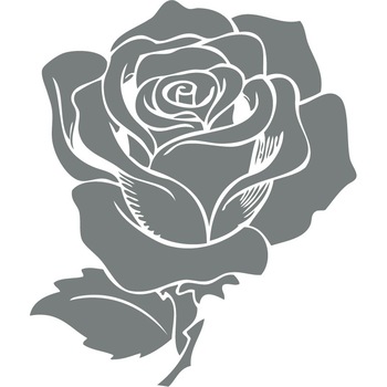Firul de trandafir - Sticker Decorativ - Gri Metal - 83 x 98 cm Firul de trandafir - Sticker Decorativ - Gri Metal - 83 x 98 cm