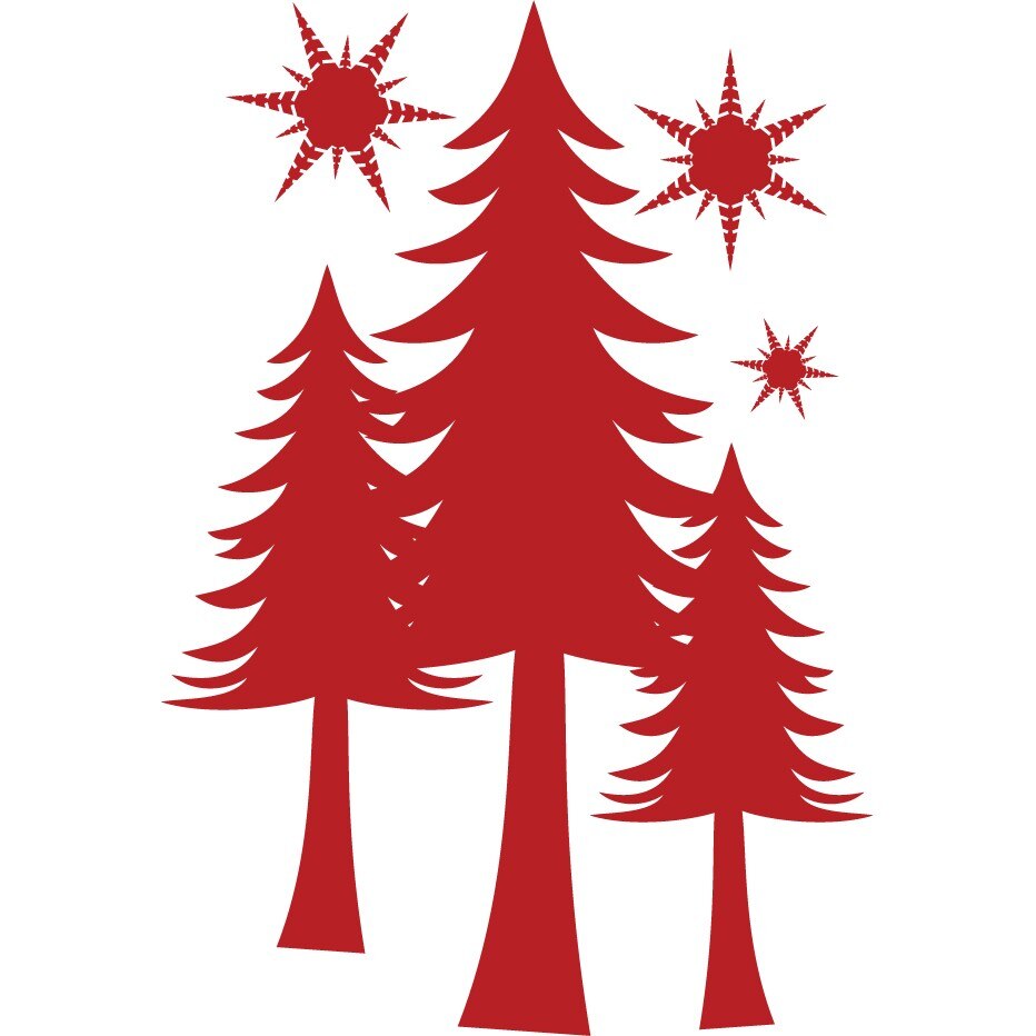 Noaptea - Sticker Decorativ - Rosu Cardinal - 83 x 120 cm