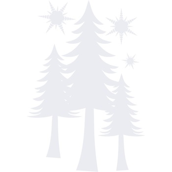 Noaptea - Sticker Decorativ - Alb polar - 110 x 160 cm Noaptea - Sticker Decorativ - Alb polar - 110 x 160 cm