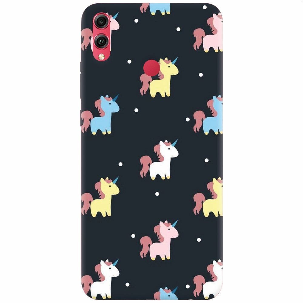 Husa silicon pentru Honor 10 Lite, Unicorns