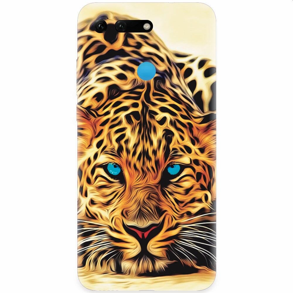 Husa silicon pentru Honor View 20, Animal Tiger