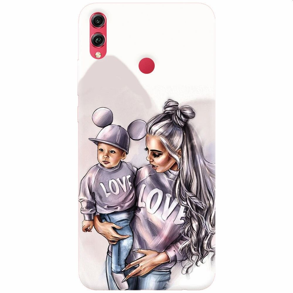 Husa silicon pentru Honor Note 10, Mommy Love