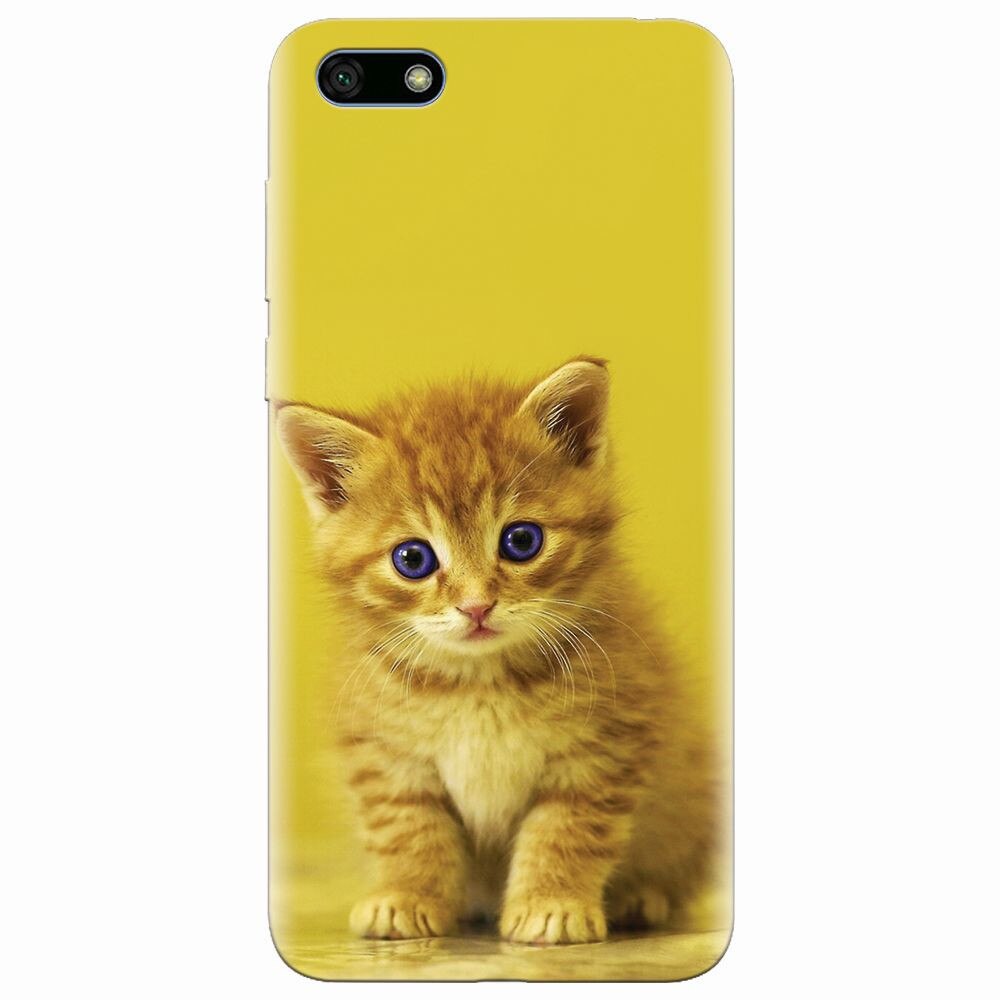 Husa silicon pentru Huawei Y5 2018, Baby Kitten