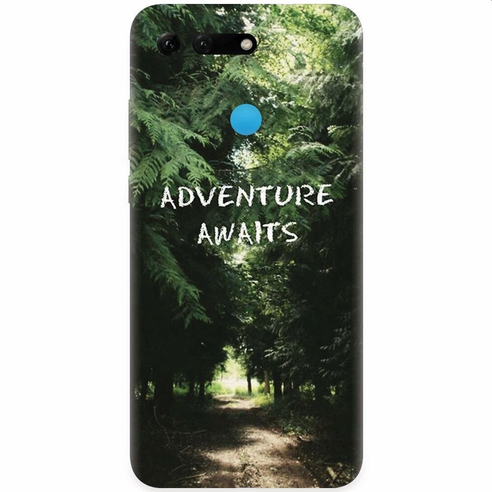 Husa silicon pentru Honor View 20, Adventure Awaits Forest