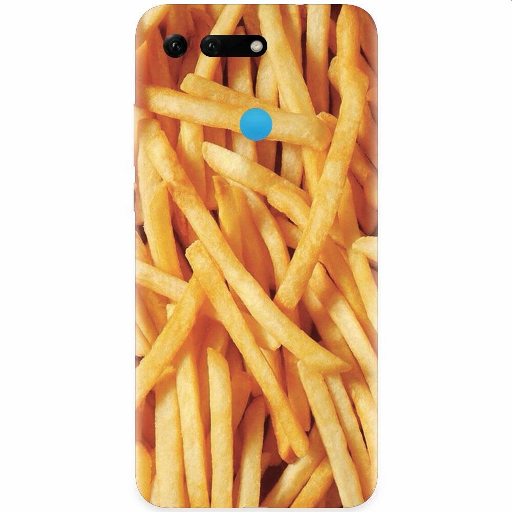 Husa silicon pentru Honor View 20, Fries
