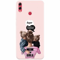 Husa silicon pentru Honor 8X, Mom Of Girls
