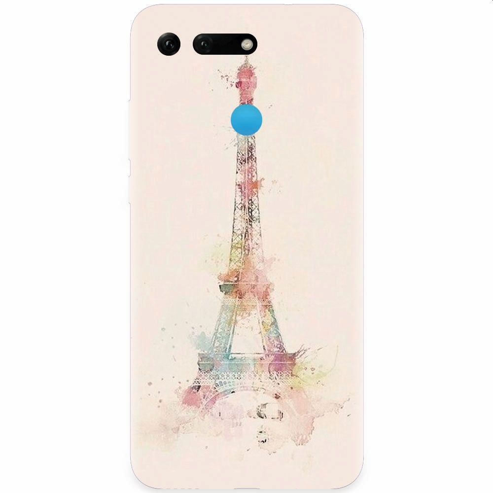 Husa silicon pentru Honor View 20, Eiffel Tower 001