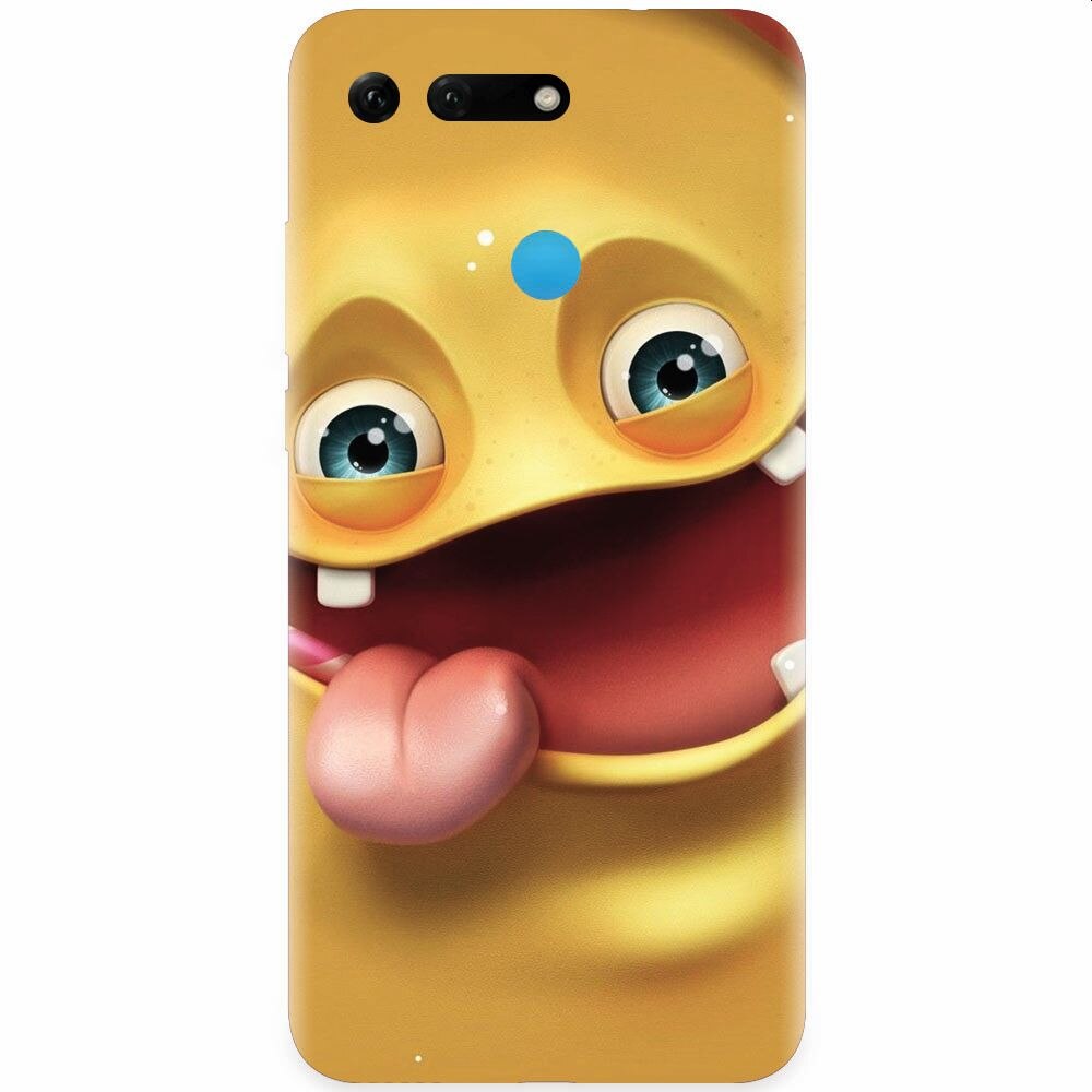 Husa silicon pentru Honor View 20, Cute Monster