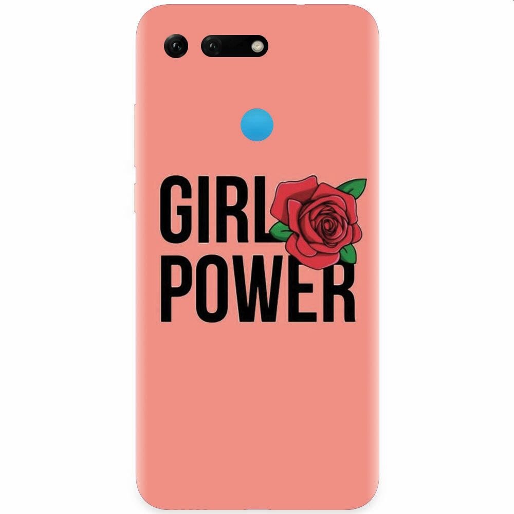 Husa silicon pentru Honor View 20, Girl Power 2