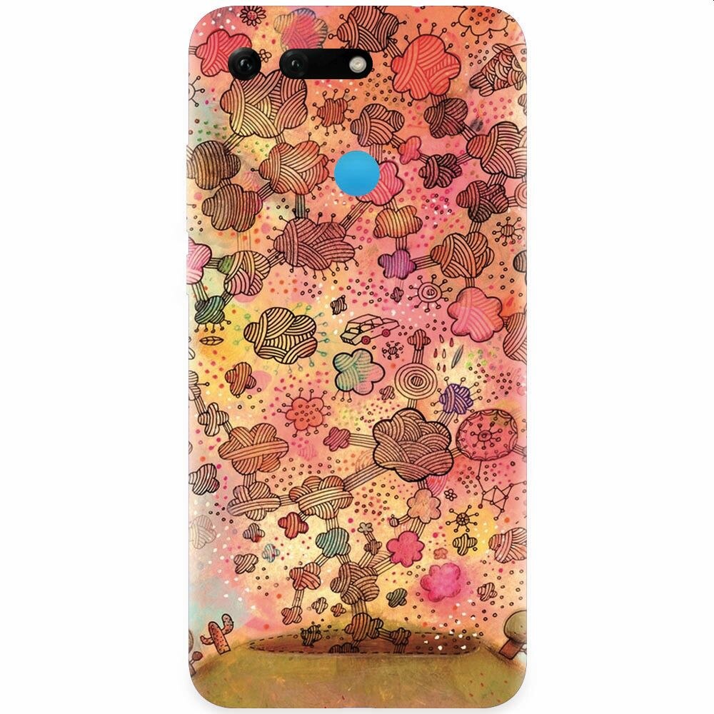 Husa silicon pentru Honor View 20, Girly X