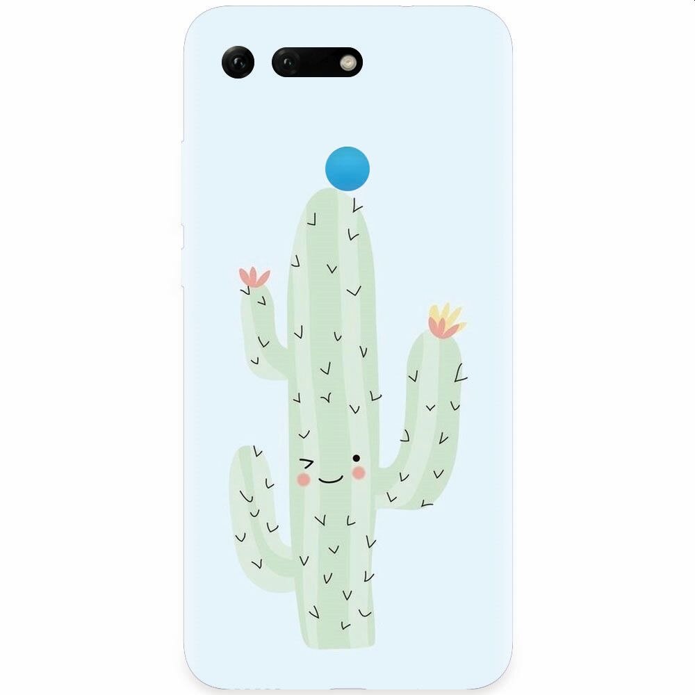 Husa silicon pentru Honor View 20, Cactus
