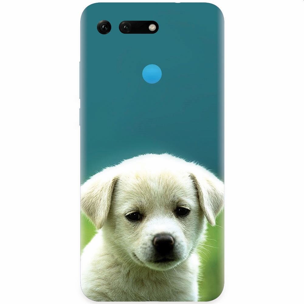 Husa silicon pentru Honor View 20, Puppy Style