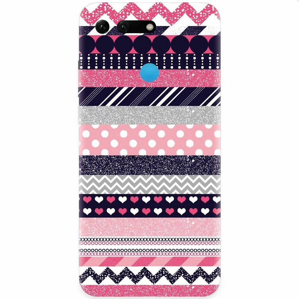 Husa silicon pentru Honor View 20, Love Pattern