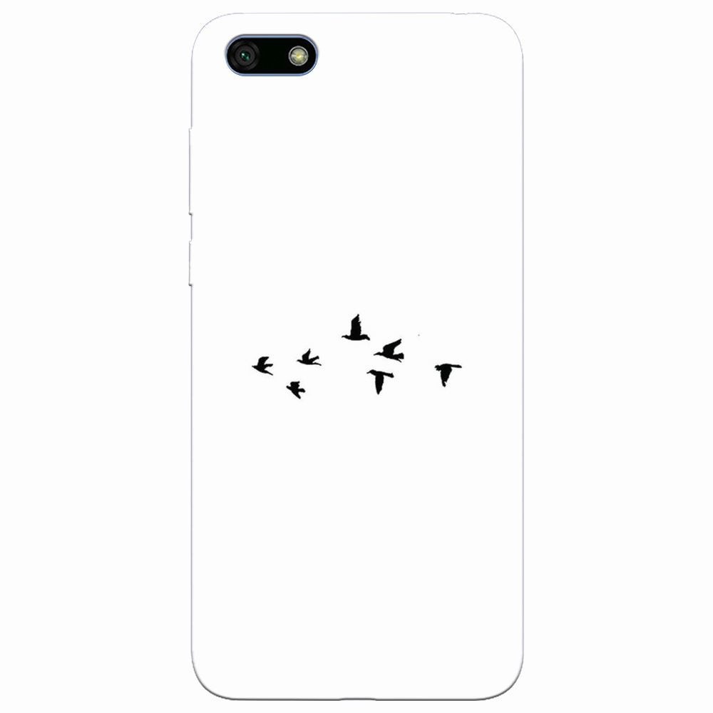 Husa silicon pentru Huawei Y5 2018, Birds