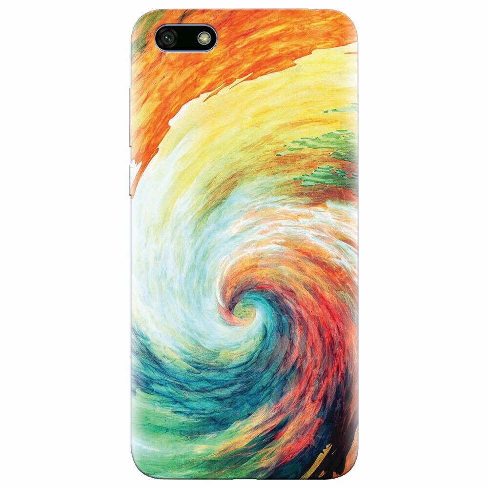 Husa silicon pentru Huawei Y5 2018, Big Wave Painting