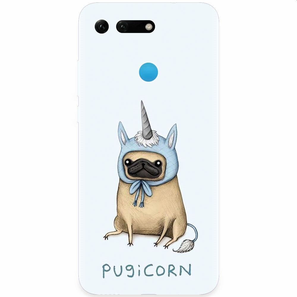Husa silicon pentru Honor View 20, Pugicorn