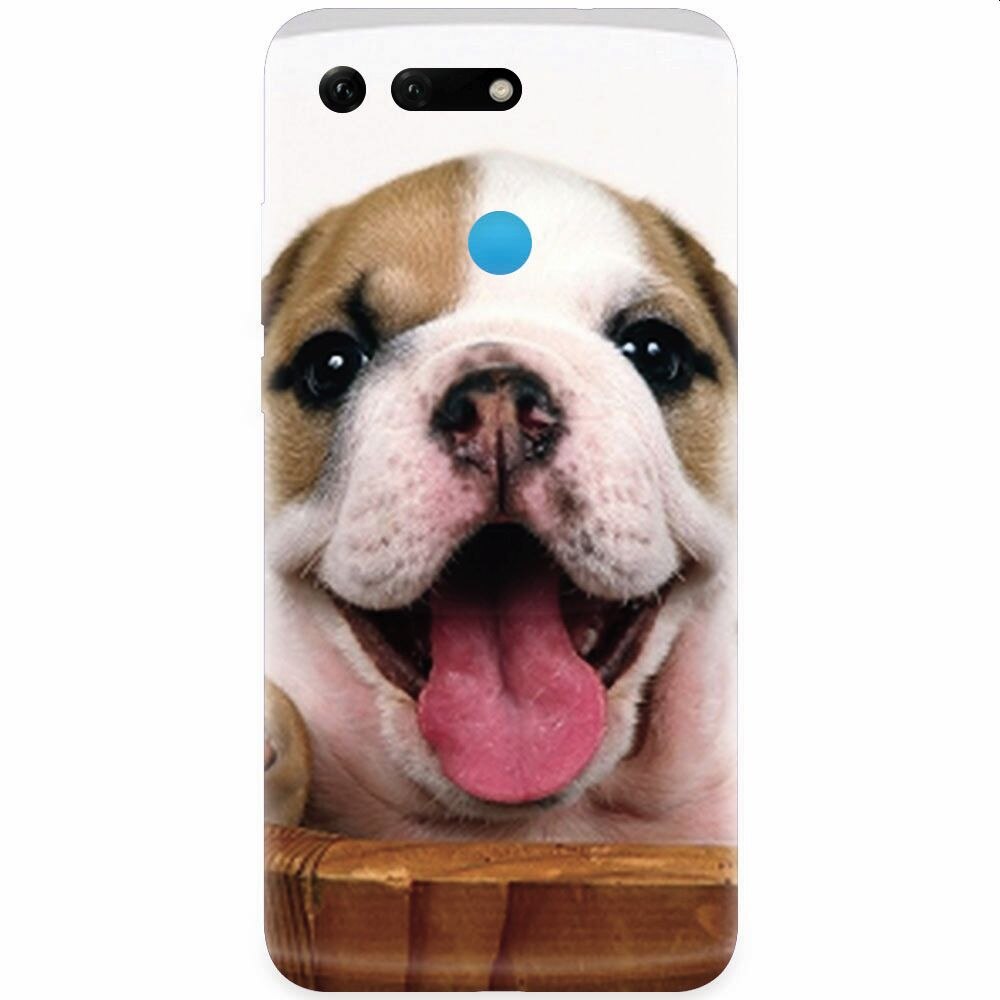 Husa silicon pentru Honor View 20, Puppies 002