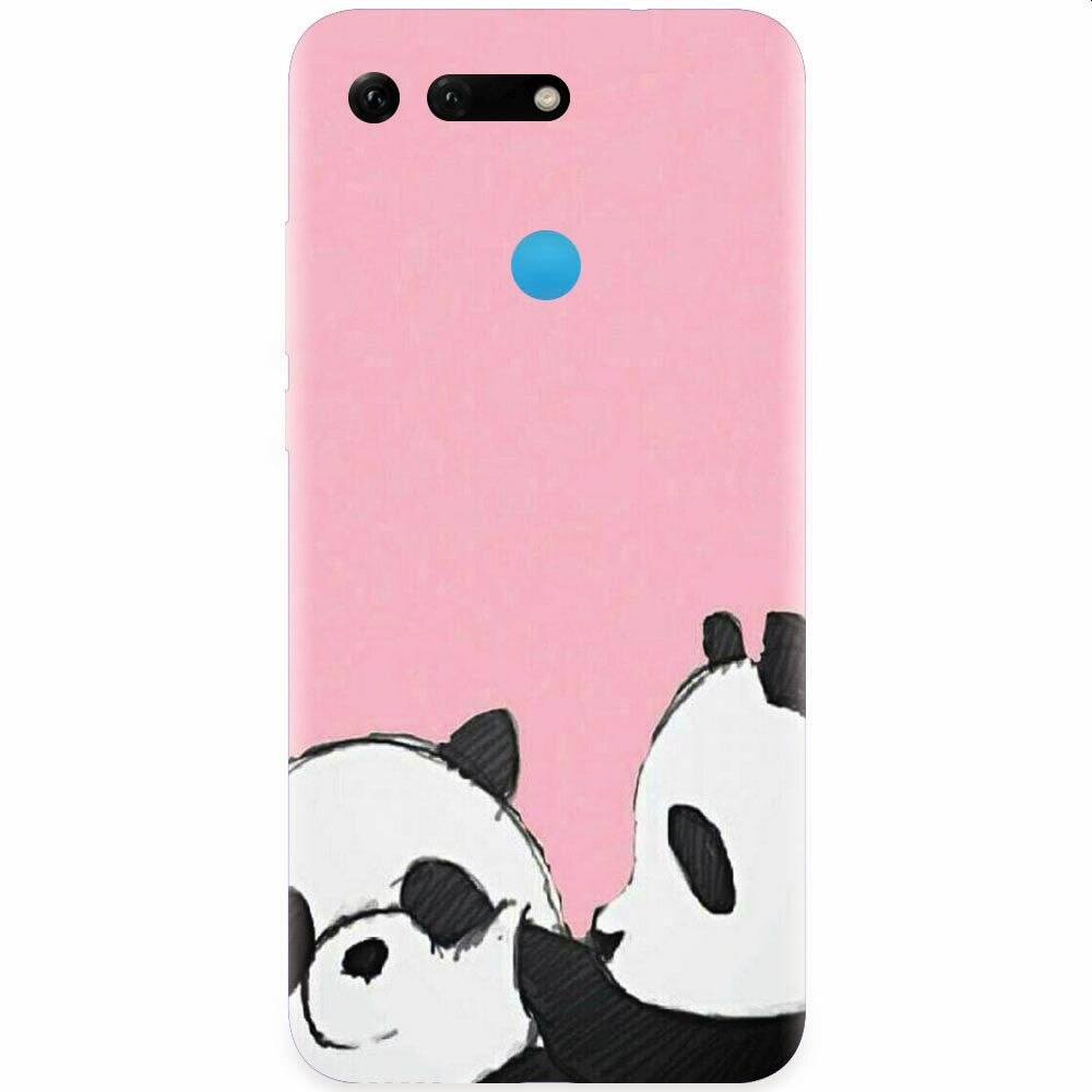 Husa silicon pentru Honor View 20, Panda
