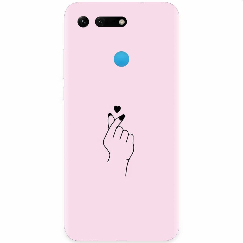 Husa silicon pentru Honor View 20, Simple Love