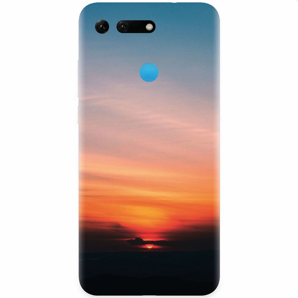 Husa silicon pentru Honor View 20, Calm Clouds
