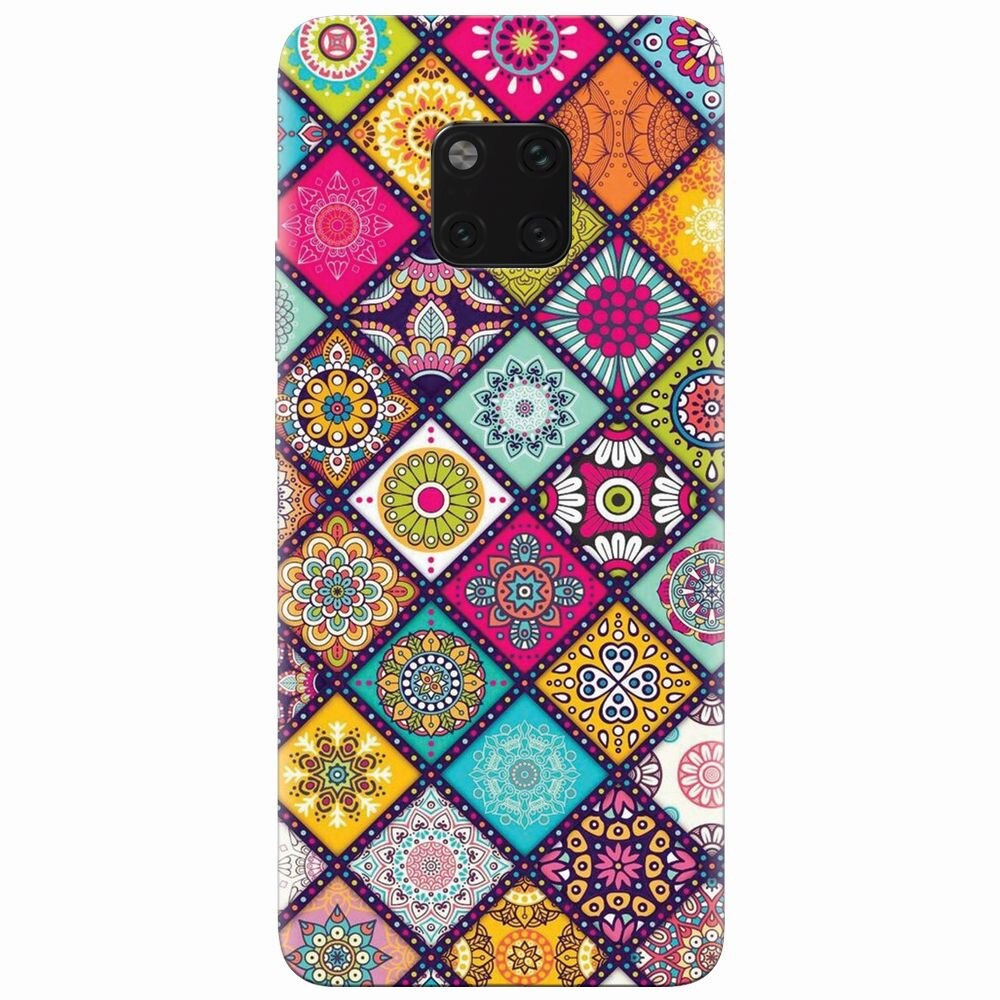 Husa silicon pentru Huawei Mate 20 Pro, Mandala Pattern
