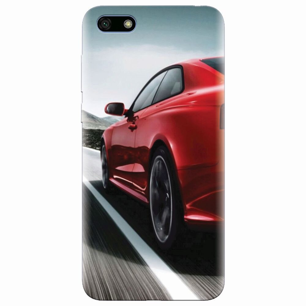 Husa silicon pentru Huawei Y5 2018, Car On Road