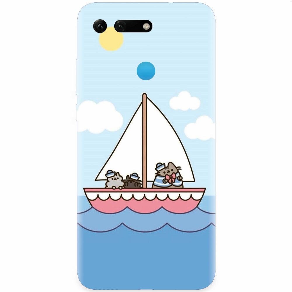 Husa silicon pentru Honor View 20, Happy Sailors