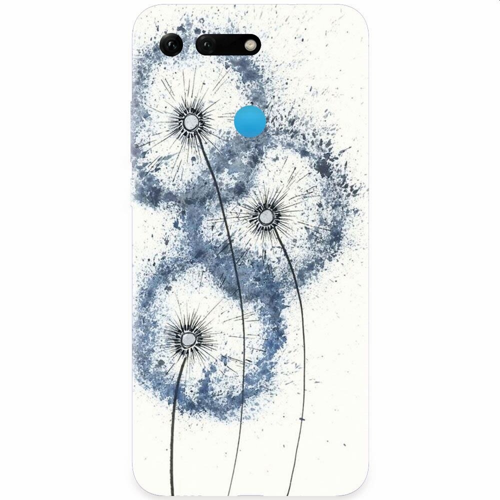 Husa silicon pentru Honor View 20, Dandelion
