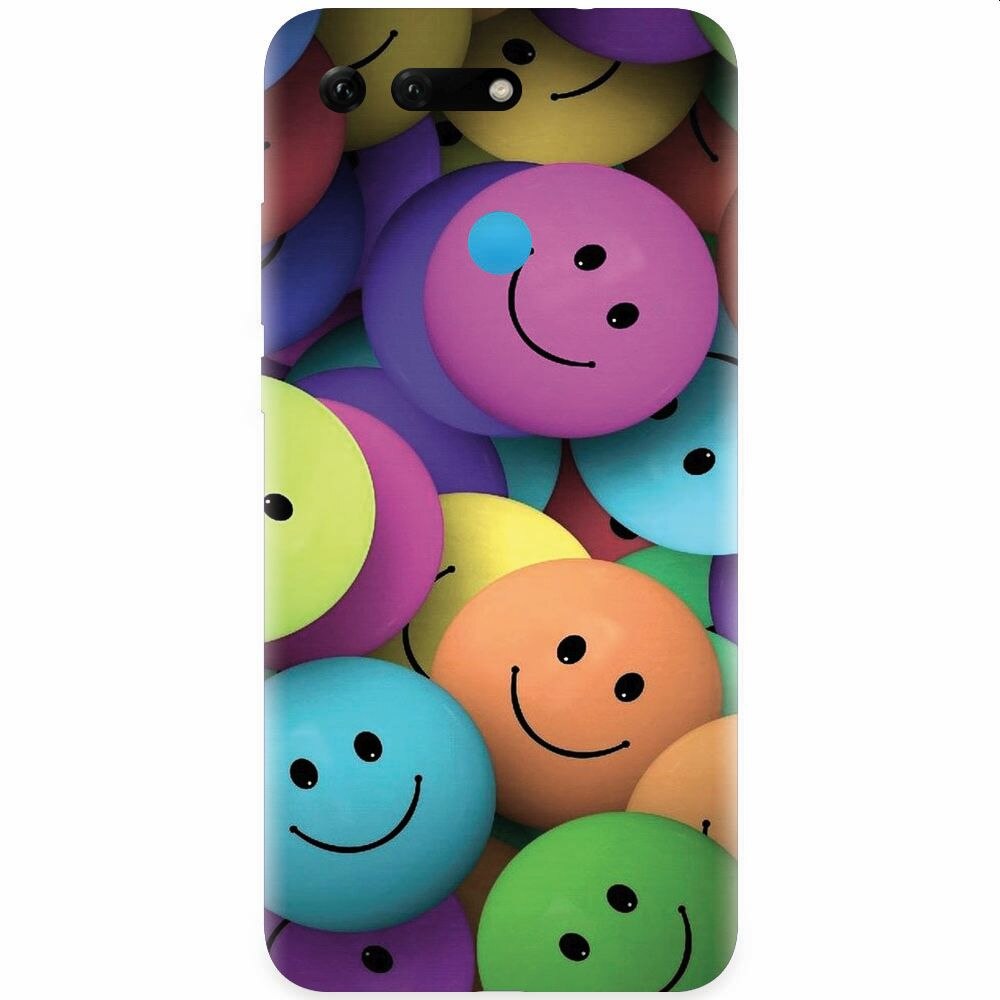 Husa silicon pentru Honor View 20, Smiles