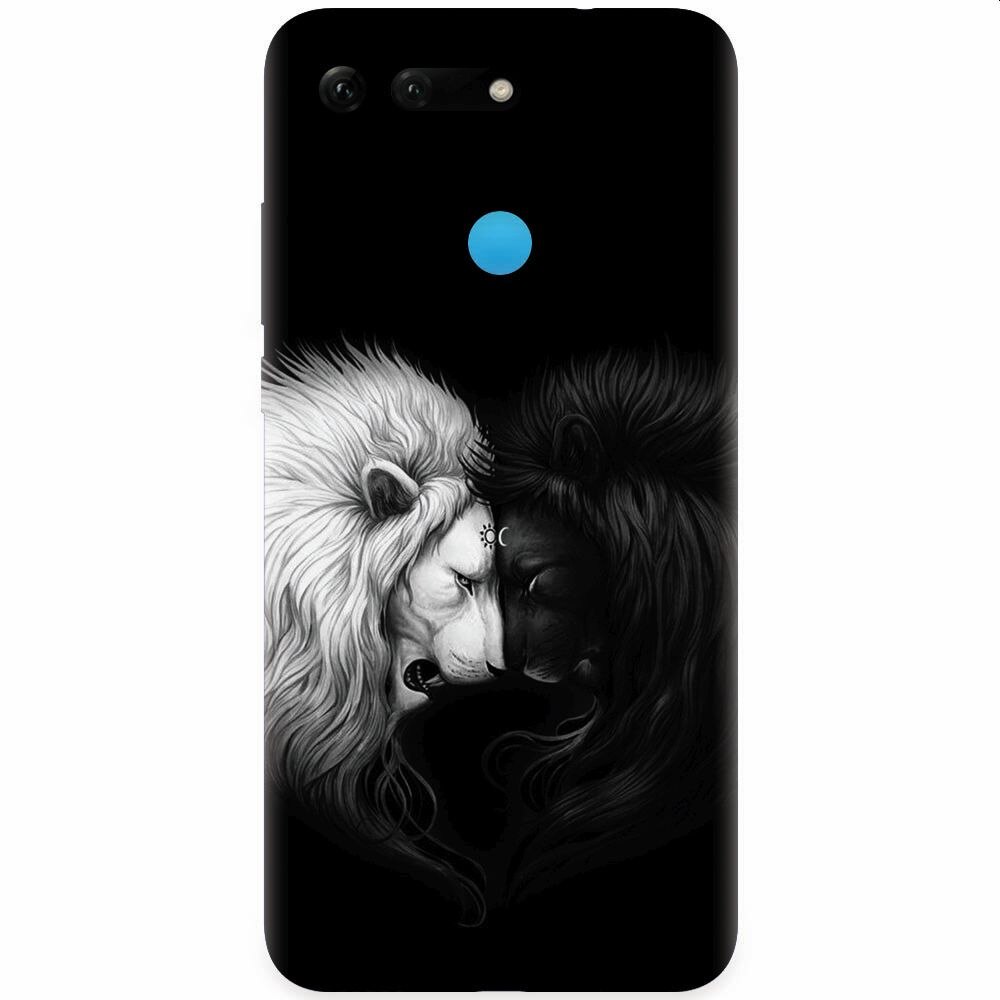 Husa silicon pentru Honor View 20, Lions
