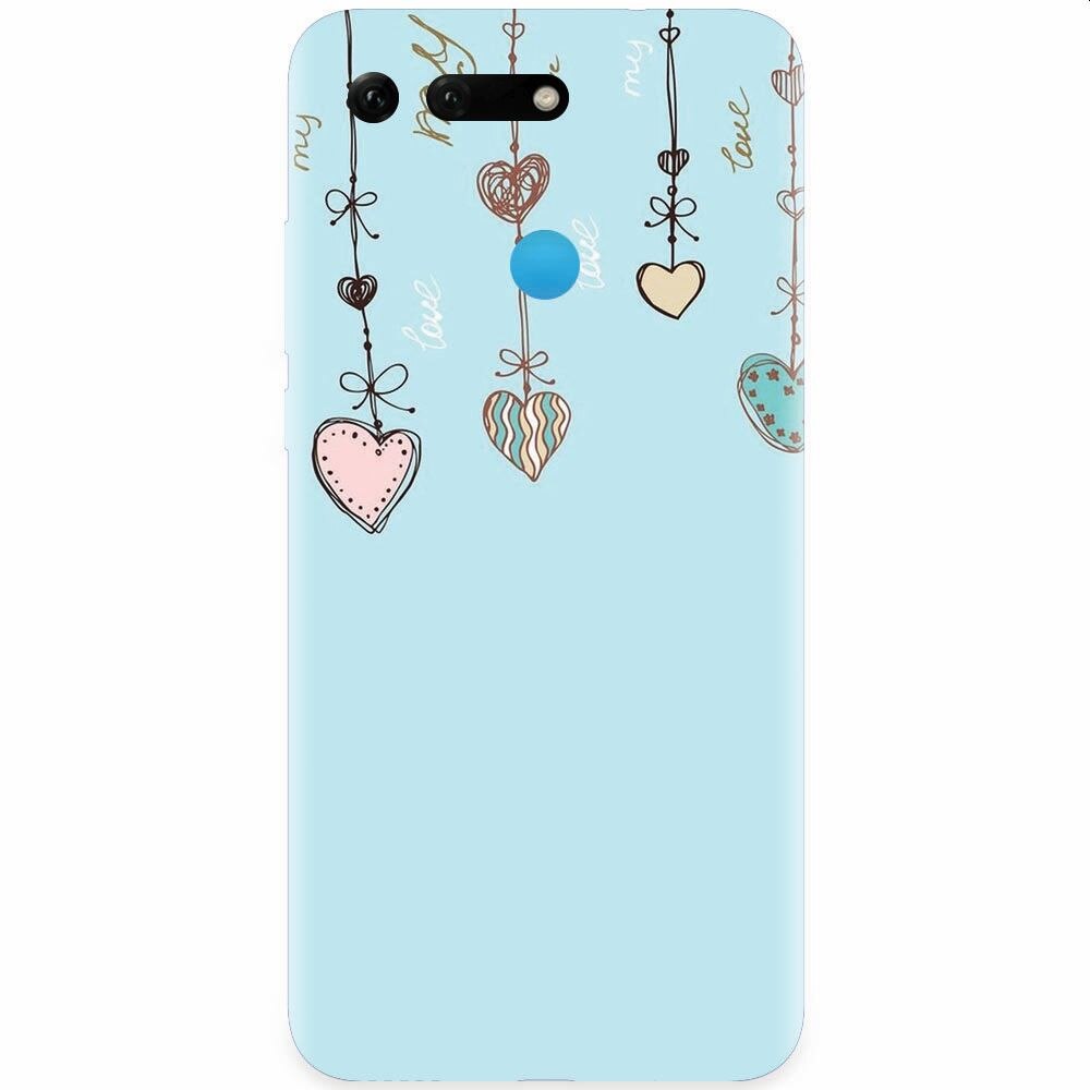 Husa silicon pentru Honor View 20, Love 101