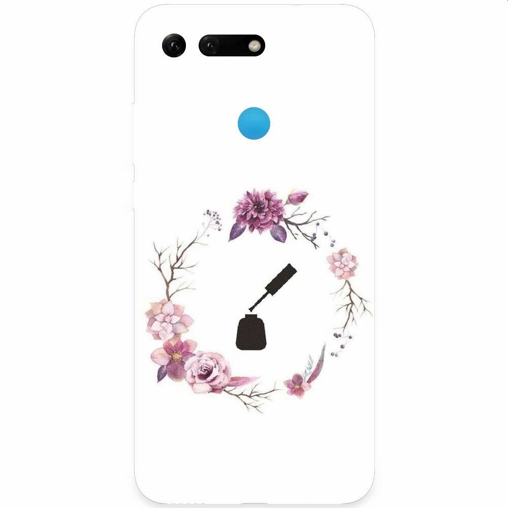 Husa silicon pentru Honor View 20, Icon Nail