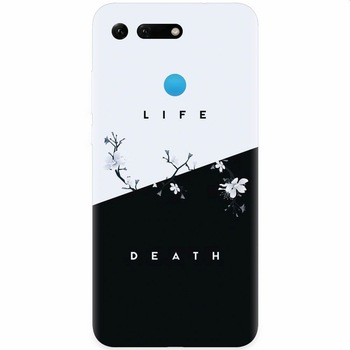 Husa silicon pentru Honor View 20, Life Vs Death Husa silicon pentru Honor View 20, Life Vs Death