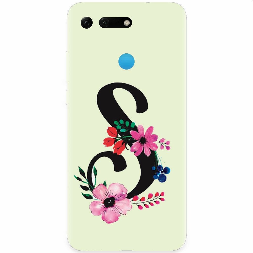 Husa silicon pentru Honor View 20, Litera S