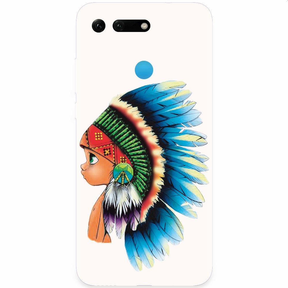 Husa silicon pentru Honor View 20, Indian Boy