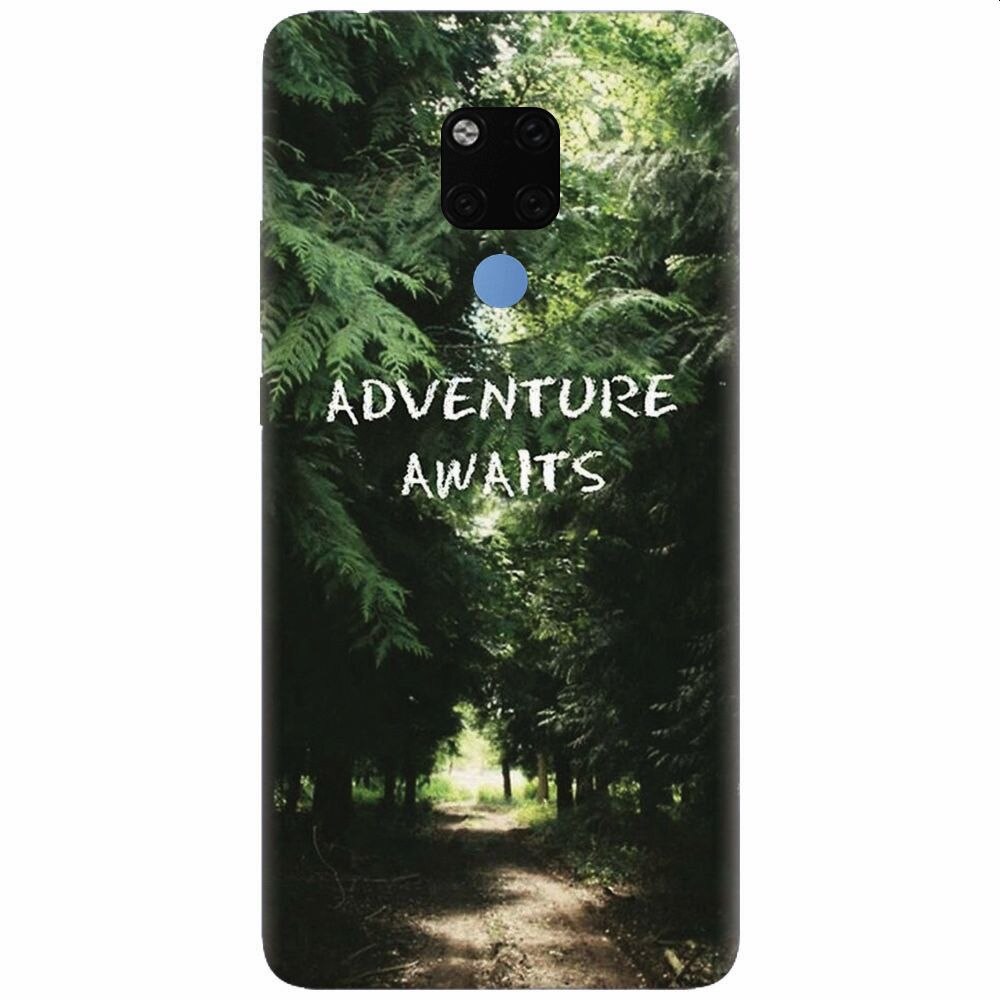 Husa silicon pentru Huawei Mate 20X, Adventure Awaits Forest