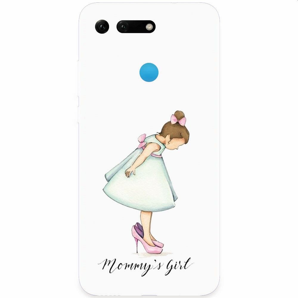 Husa silicon pentru Honor View 20, Mommy's Girl