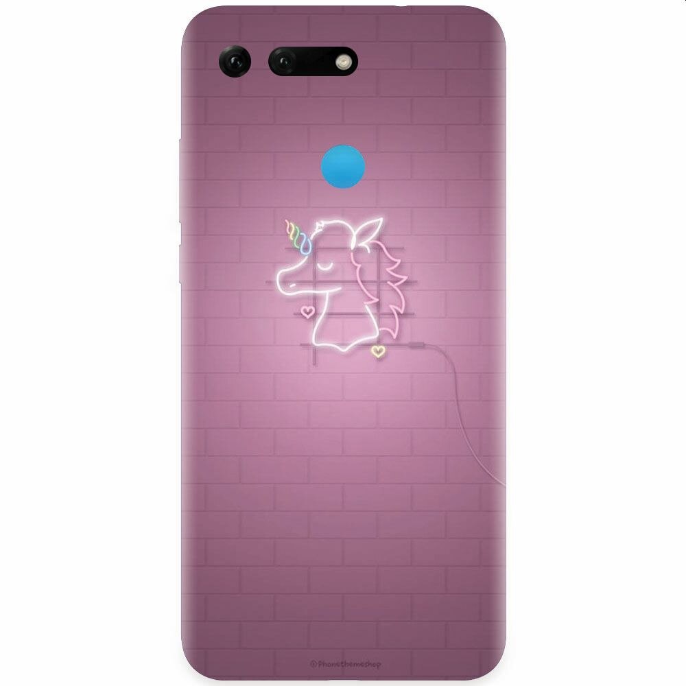 Husa silicon pentru Honor View 20, Light Unicorn