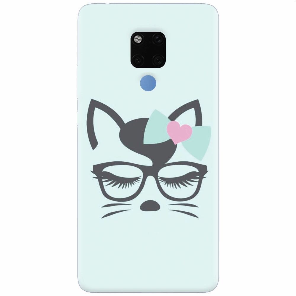 Husa silicon pentru Huawei Mate 20X, Angel Cat