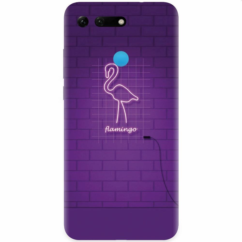 Husa silicon pentru Honor View 20, Light Flamingo