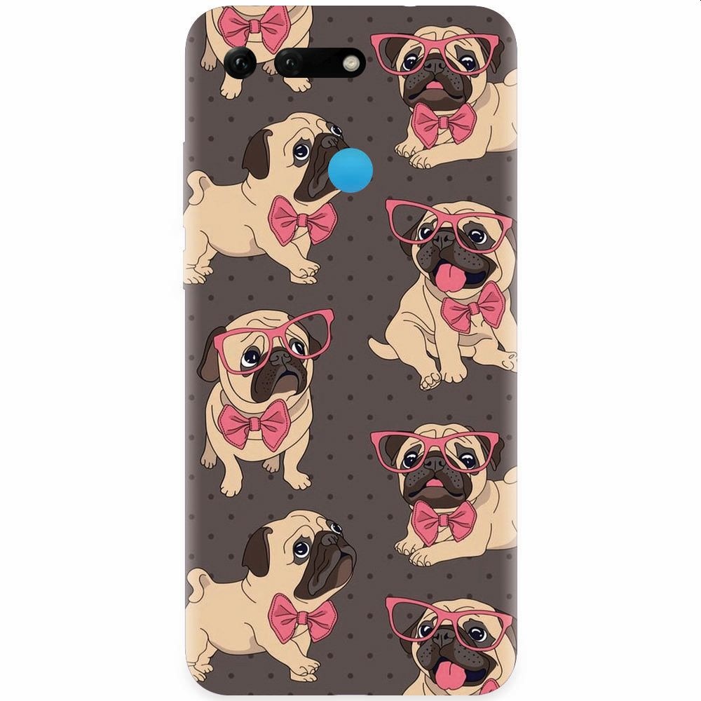 Husa silicon pentru Honor View 20, Pretty Puppy
