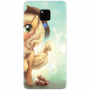 Husa silicon pentru Huawei Mate 20X, Applejack Pony Cute K Husa silicon pentru Huawei Mate 20X, Applejack Pony Cute K