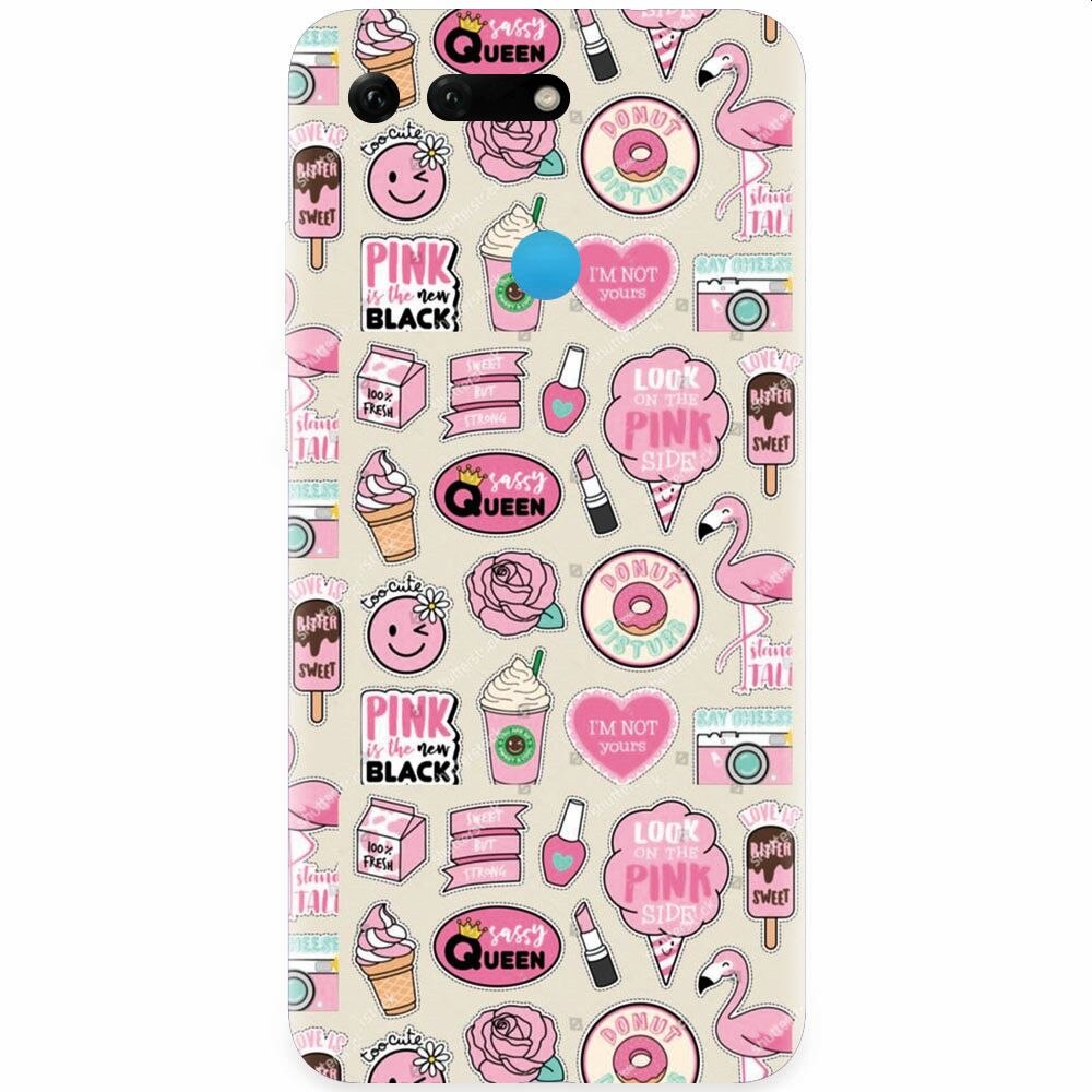 Husa silicon pentru Honor View 20, Sassy Queen