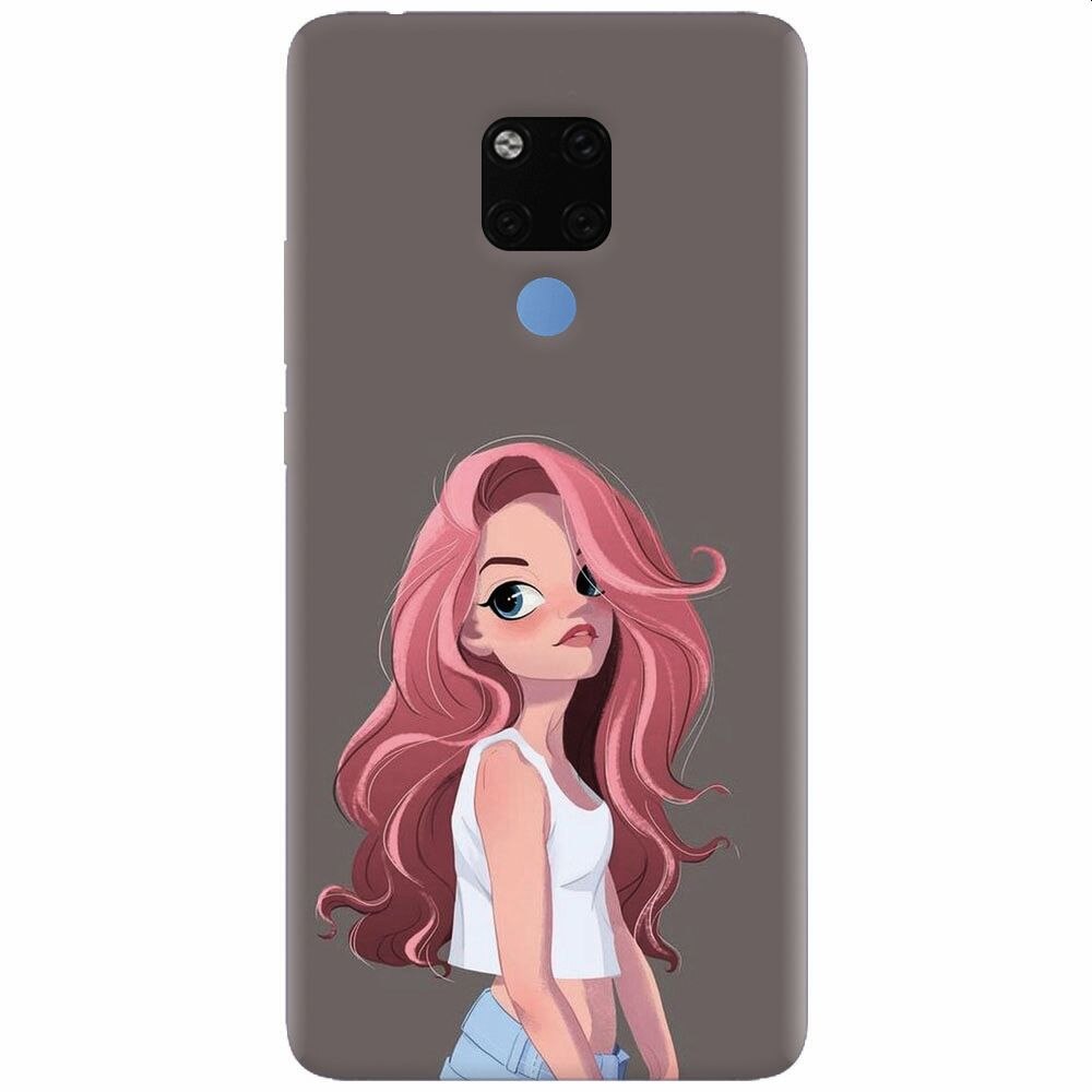 Husa silicon pentru Huawei Mate 20X, Cute Girl