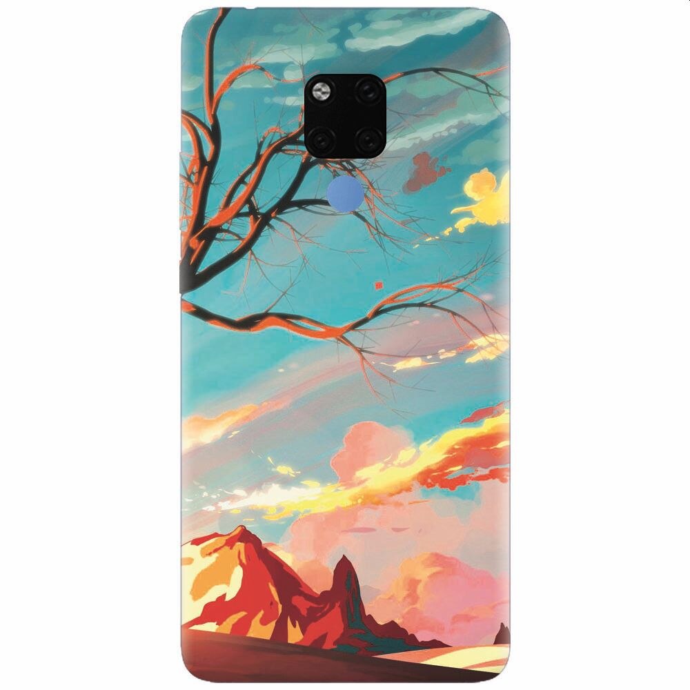 Husa silicon pentru Huawei Mate 20X, Artistic Landscape