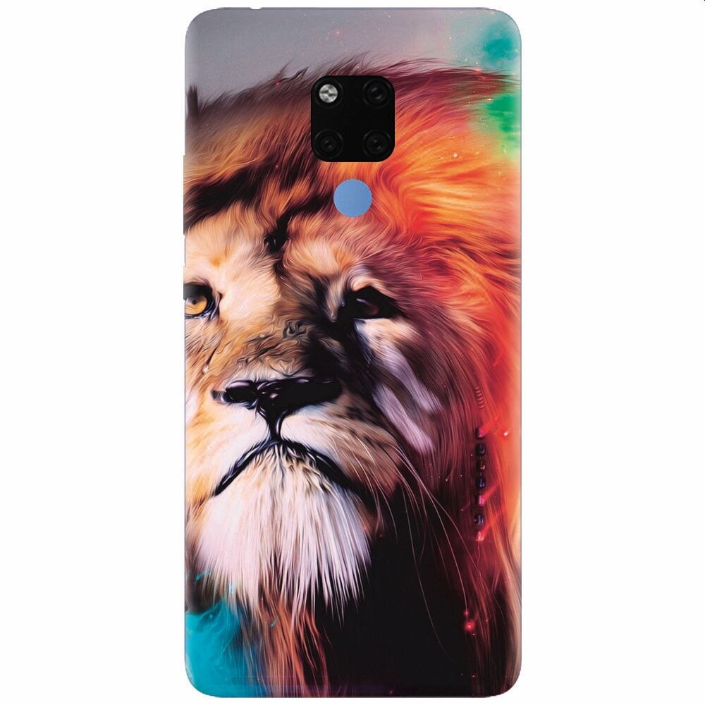 Husa silicon pentru Huawei Mate 20X, Awesome Art Of Lion