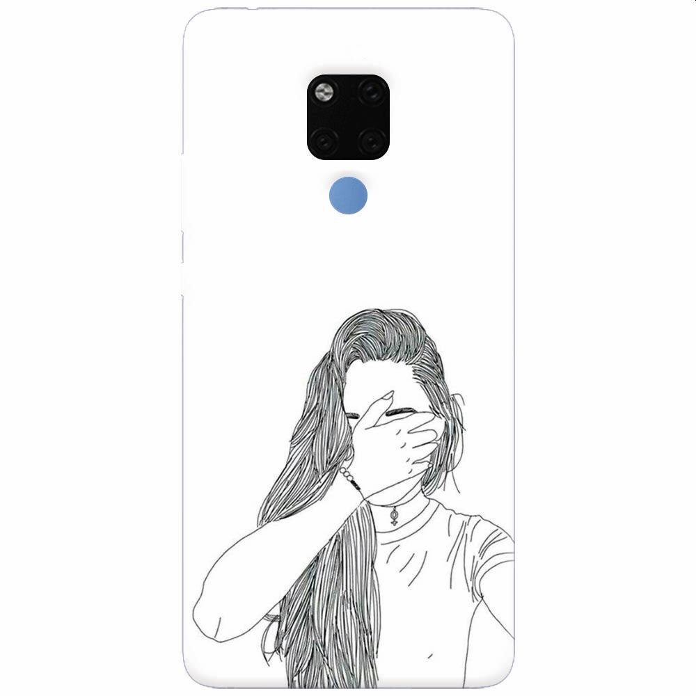 Husa silicon pentru Huawei Mate 20X, Dont Look