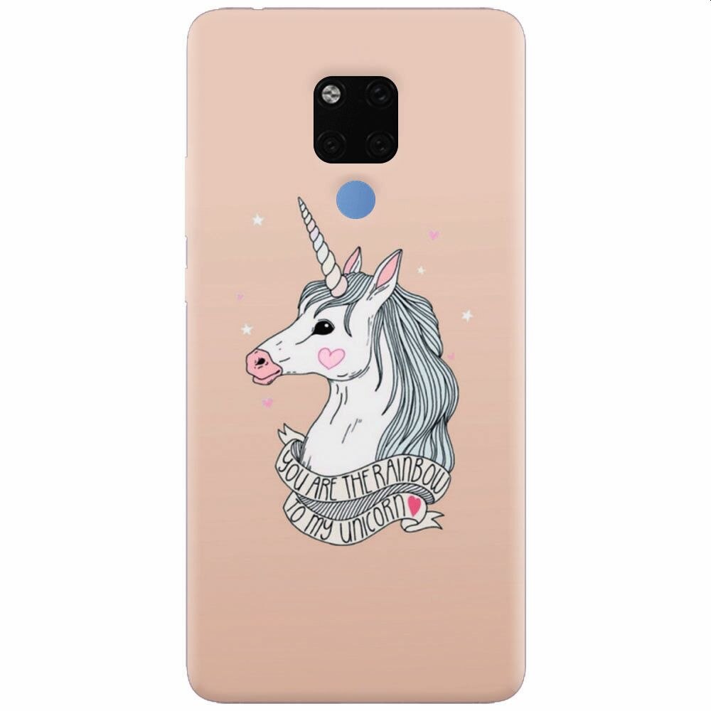 Husa silicon pentru Huawei Mate 20X, Cute Rose Gold