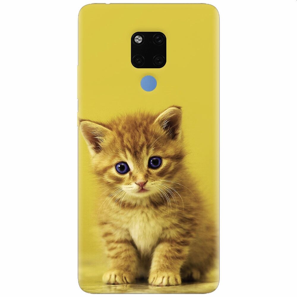 Husa silicon pentru Huawei Mate 20X, Baby Kitten