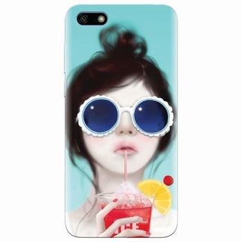 Husa silicon pentru Huawei Y5 2018, Cute Girly 001 Husa silicon pentru Huawei Y5 2018, Cute Girly 001